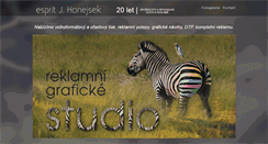 Desktop Screenshot of espritstudio.cz